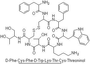 Но. 83150-76-9 CAS производства ацетата API Octreotide пептида изготовленное на заказ
